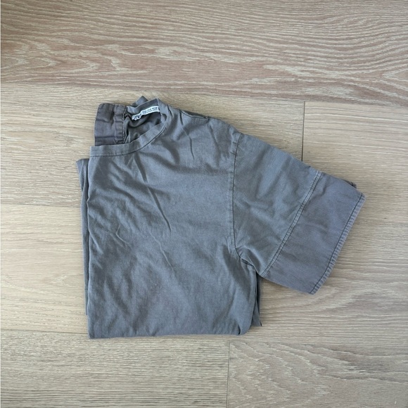 Zara Dresses & Skirts - Zara Neutral Wash T-Shirt Dress